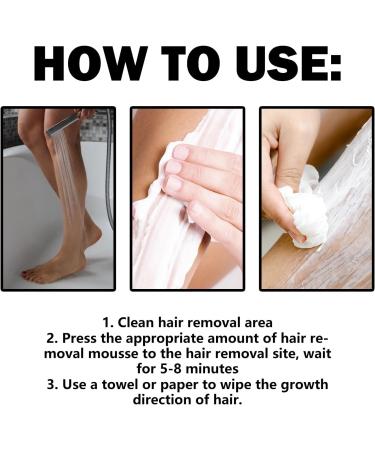 Cr me D pilatoire For Femmes For Tout Le Corps Et Les Aisselles - Formule Douce Hydratante Et Action Rapide For Une Peau Lisse Et Sans Poils(3PCS) - Buy Online on GoSupps.com