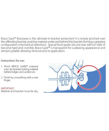 Orthodontic Silicone Wax for Braces with Mirror - Easy Solution for Discomfort - Buy Online on GoSupps.com