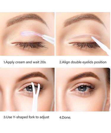 480 PCS Eyelid Tape for Hooded/Droopy Uneven Mono Eyelids - Double Eyelid Lift Kit with Fork Rods & Tweezers - Buy Online on GoSupps.com