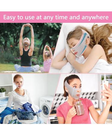 2023 Beauty Face Sculpting Sleep Mask | V Line Shaping & Lifting Mask | Facial Slimming & Double Chin Reducer | Reusable Chin Strap (1 pcs) - Buy Online on GoSupps.com
