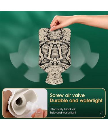 Hot Water Bottle with Lid | Snake Texture Rubber Pain Relief Bag for Cramps & Warmth - Buy Online on GoSupps.com
