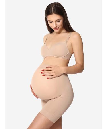 Be Mammy Maternity Shorts 06 15 M - Beige | Women's Pregnancy Apparel - Buy Online on GoSupps.com