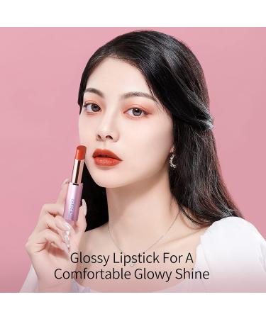 Zeesea SUPERNOVA Hydrating Lipstick #04 Flame Maple - Matte Velvet Color Long Lasting Vegan Cruelty-Free | Soft Nude Lip Makeup for All Skin Types - Buy Online on GoSupps.com