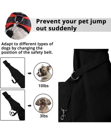Lyneun Pet Sling Carrier - Hands-Free Adjustable Shoulder Strap for Cats & Dogs - Black | Ideal for Walking, Travel & Outdoor Activities - Buy Online on GoSupps.com