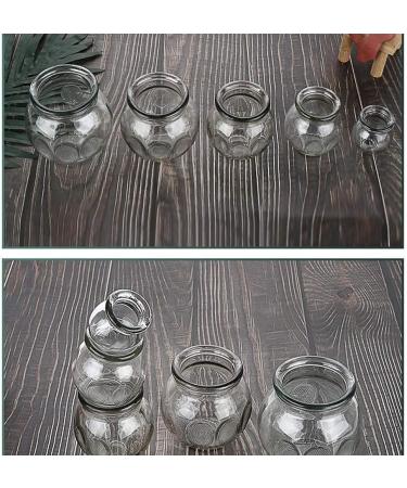 EIERFSKIOT Cupping Therapy Set Cupping Set Cupping Device Home Glass Cupping Set Chinese Therapy Cupping Set Suction Cupping Therapy Set - Buy Online on GoSupps.com