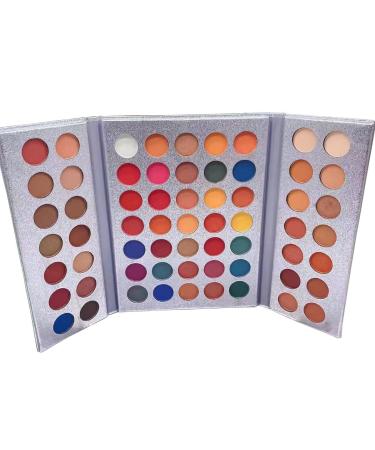 63 Colors Eyeshadow Palette - Professional Matte & Glitter Eyeshadow, Iridescent & Long Lasting - Highly Pigmented & Waterproof