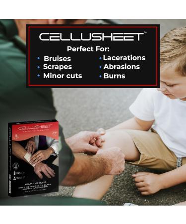 Cellusheet Wound Care Collagen Dressing 2x2 - Advanced Healing Solution for International Shipping - Buy Online on GoSupps.com