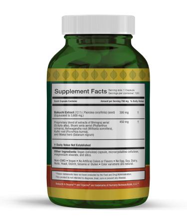 Harmony Nutraceuticals Bakuchi & Beyond Skin & Blood Harmony Herbal Supplement 120 Vegan Capsules Synergized with Bhringraj Ashwagandha Bhumi Amla Kutki Makoi Dr. Gumman's Clinical Grade - Buy Online on GoSupps.com