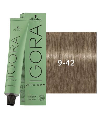 Schwarzkopf Igora Zero Amm 9-42 Extra Light Blonde Beige 60 ml