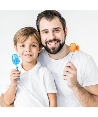 Fowecelt Toothbrush Covers - 6Pcs Travel & Family Toothbrush Caps in Orange - Buy Online on GoSupps.com