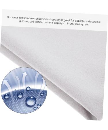 15 Pcs Microfiber Cleaning Cloth Set - Large Glasses & Cell Phone Wipe - Superfine Fiber Lens and Mirror Cleaning Rags - Buy Online on GoSupps.com