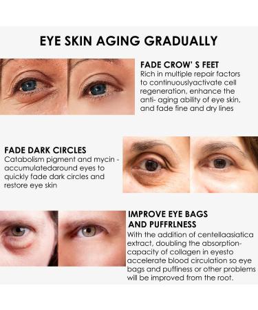 STCORPS7 Vibrant Glamour Silk Protein Eye Cream 20g - Anti-Wrinkle, Firming & Brightening Formula for Wrinkles, Fine Lines, Dark Circles, Puffiness & Bags - Buy Online on GoSupps.com