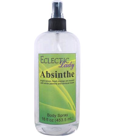 Absinthe Body Spray 16 ounces Body Mist for Women with Clean Light & Gentle Fragrance Long Lasting Perfume with Comforting Scent for Men & Women Cologne with Soft Subtle Aroma For Daily Use 16 Fluid Ounces