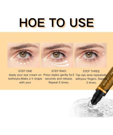 IZBEAUVO Caffeine Eye Cream Hydra energetic Men Eye Cream Roller Under Eye Roller for Dark Circles Lines&Puffiness Eye Bags Remover Anti Age - instant eye tightener - Hydrating Relax Eyes Fatigue - Buy Online on GoSupps.com