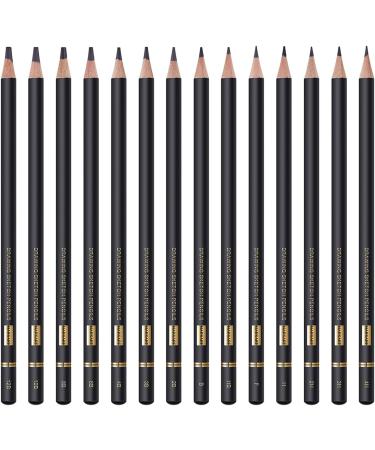 MARKART Professional Drawing Sketching Pencil Set - 14 pc Graphite Kit for Art, Sketching, Shading - Ideal for Beginners & Pro Artists - Buy Online on GoSupps.com