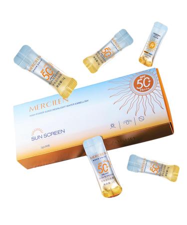 30PCS Mini Sunscreen SPF50+ PA+++ - Travel Size Sunscreen Bulk for Face & Body Lightweight & Non-Greasy Water-Resistant Perfect for Summer Party & Thank You Gifts 1.06 Ounce (Pack of 1)