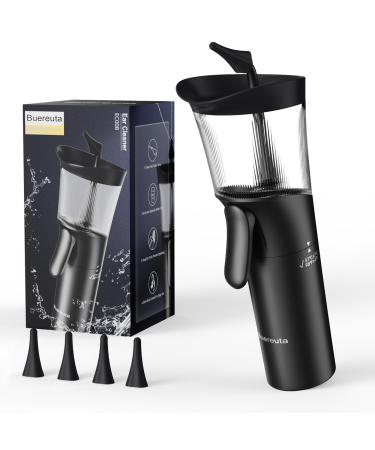 Ear Wax Removal Kit Professional Ear Cleaning Tool - Manual Irrigation System for Gentle Home Ear Care Soft Silicone Nozzle & One-Hand Operation