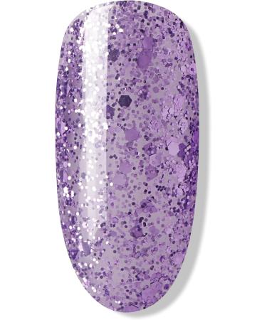 Bluesky Gel Nail Polish Purple Diamond Dc004 Glitter Long Lasting Chip Resistant 10 ml (Requires Drying Under UV LED Lamp) - Buy Online on GoSupps.com