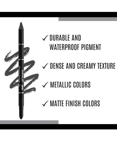 IMPALA Waterproof Eyeliner No. 07 - Black Glitter | Defined or Smudged Effect | Creamy Texture | Long-Lasting & Water-Resistant - Buy Online on GoSupps.com