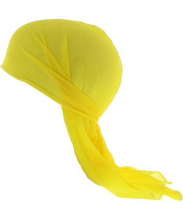 Zac's Alter Ego Durag/Cap/Biker Headscarf/Bandana Yellow - Buy Online on GoSupps.com