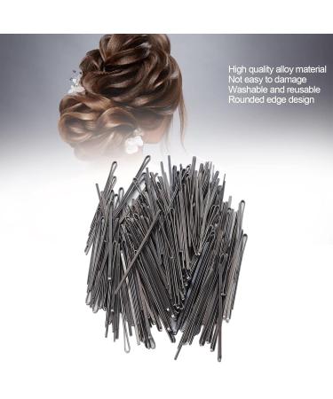 Alloy Flat Hair Needles | Black Reusable Hairpins for Quick Curls & No Damage | Easy Hair Shaping - International Shipping - Buy Online on GoSupps.com