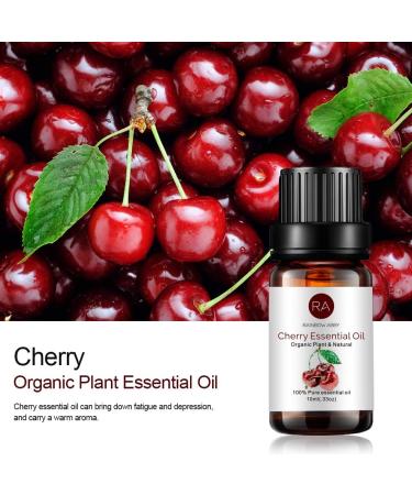 Buy 6-Pack Cherry Essential Oil | 100% Pure Organic Aroma Oil for Diffuser (6X10ml) - International Shipping Available - Buy Online on GoSupps.com