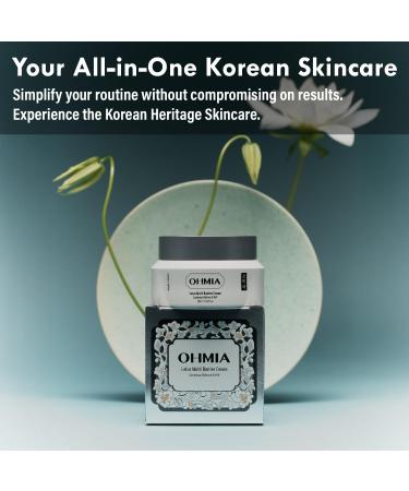 OHMIA Korean Anti-Aging & Firming Face Moisturizer - Lotus Multi Barrier Cream with Niacinamide & Rice - Soothing for Sensitive Skin - Fragrance-Free - 1.69 fl oz - Buy Online on GoSupps.com