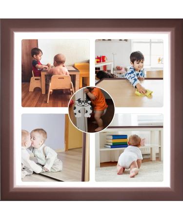 Baby Proof Edges & Corners Protector - Child Proofing Corner Edge Safety Gurards 18ft Edge + 8 Corners Kids Furniture Foam Cushion Bumpers Guard for Fireplace Table Cabinet ( Coffee Brown) Coffee Brown 9 Piece Set - Buy Online on GoSupps.com