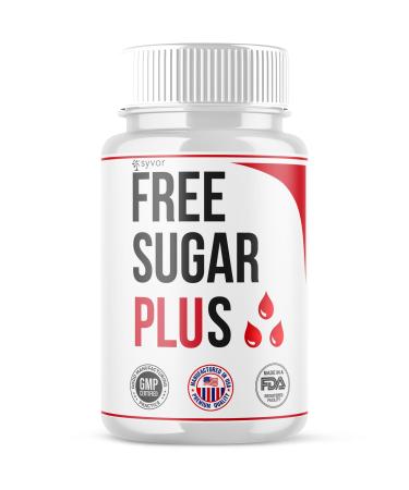 Free Sugar Plus Capsules Official FreeSugar Plus Blood Health Support Pills With All Natural Ingredients Free Sugar Plus Advanced Wellness Support with Premium Vitamins for Women & Men (60 Capsules)