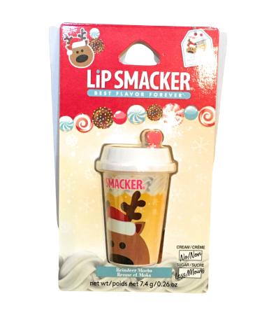 (1) Lip Smacker Best Flavor Forever Lip Balm in a Cup -Reindeer Mocha