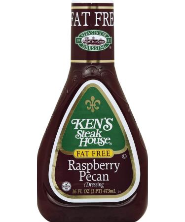 Ken's Steak House Fat Free Raspberry Pecan Dressing, 9 OZ - Buy Online on GoSupps.com