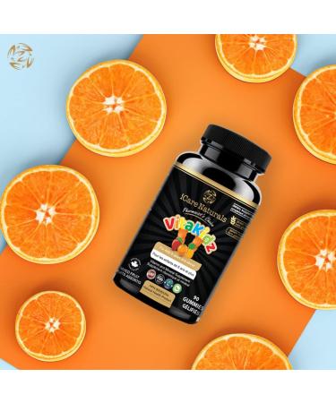 iCare Naturals VitaKidz Twin Pack Multivitamin Gummies for Kids - Halal Gummies Vegetarian Friendly Gluten Free - No Artificial Flavor or Colors or Sweeteners - 90 X 2 count 180 Count - Buy Online on GoSupps.com