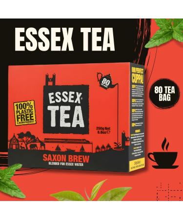 Cornish Black Tea Bags Box Pick N Mix | Choose From 5 Flavours | Smugglers Cumbrian Ramblers Essex Saxon Devon Discovery Decaffeinated - Pack of 2 X 80 TeaBags - Buy Online on GoSupps.com