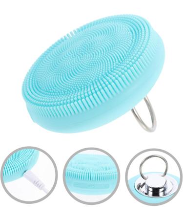 Beavorty Face Washing Brush Pore Cleanser Face Clean Face Pore Cleaner Skin Cleansing Exfoliating Brush Heads Face Brush Facial Wash Cleaner Silica Gel Ring Buckle - Buy Online on GoSupps.com