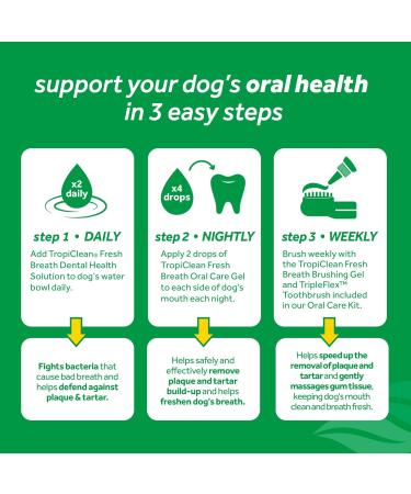 TropiClean Breath Freshener for Dogs & Cats | Mouth Care Water Additive | Fights Plaque & Tartar | Omega 3 & 6 | Healthy Skin & Coat - 473 ml - Buy Online on GoSupps.com