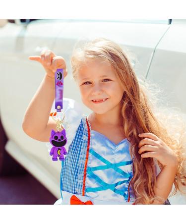 Opakawpop Smiling Critters Plush Keychain Cute Cartoon Doll with Mini Keychain 7CM Stuffed Animal Keychain for Kids Game Fans Lovers Bag Key Decorations Cat-nap - Buy Online on GoSupps.com