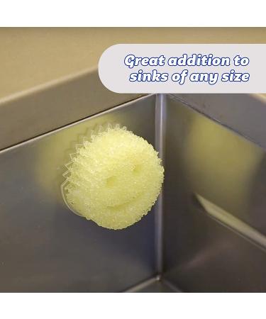 Scrub Daddy Sponge Holder - Non-Slip Daddy Caddy for Smiley Face Sponge - Kitchen and Bathroom Sink Organizer with Suction Cups - Self Draining, Dishwasher Safe - 1ct - Buy Online on GoSupps.com