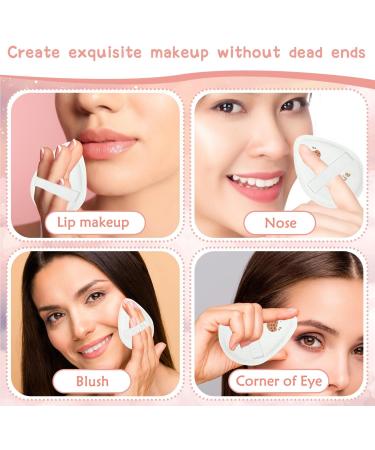 Large Make Up Sponge Soft Makeup Beauty Blenders Wet Dry Foundation Sponge Reusable Makeup Sponges for Liquid Foundation Cream Loose Powder Concealer Makeup cookie pattern - Buy Online on GoSupps.com