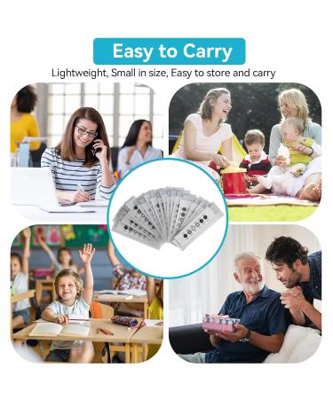 20-Piece Reusable Forehead Thermometer Stickers for Children | Fever Strips & Ear Thermometer Stickers | Home & Travel Use - Buy Online on GoSupps.com