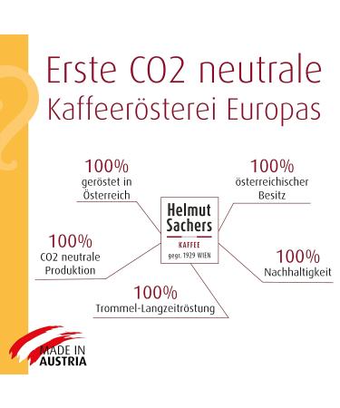 Helmut Sachers Coffee Crema - Intensity 4/5 100% Arabica Ground 500g (Pack of 2) - Buy Internationally - Buy Online on GoSupps.com