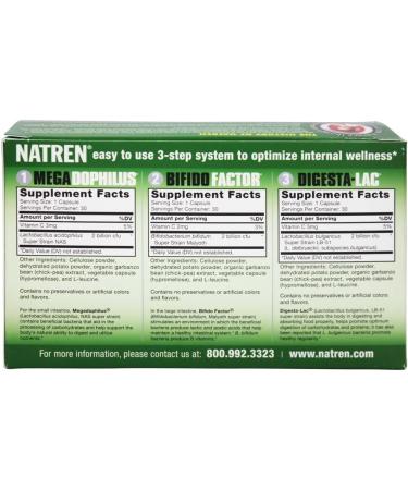 Natren Healthy Trinity Starter Kit Dairy Free 30 Count 3 Pack - Buy Online on GoSupps.com