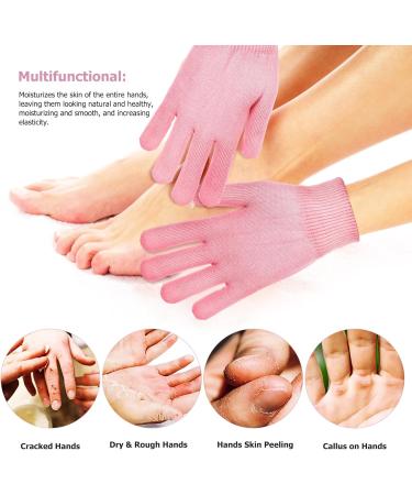 COHEALI 2 Sets Spa Moisturizing Socks Hand Moisture Gloves Foot Nail Tools Spa Socks Overnight Moisturizing Gloves Foot Care Socks Cotton Skin Skin Care Products - Buy Online on GoSupps.com