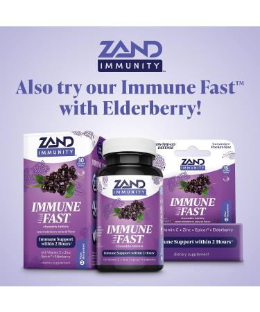 Zand Immune Fast Zesty Orange - 30 Chewable Tablets for Immune Support - Buy Online on GoSupps.com