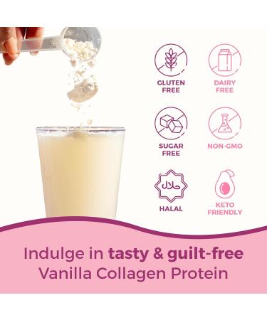 Collagen Peptides Protein Powder for Women PCOS Supplement Formulated with Inositol Ashwagandha & Turmeric Supports Thicker Healthy Hair Skin Nail Muscle & Weight Goals Vanilla by VITA-PCOS - Buy Online on GoSupps.com