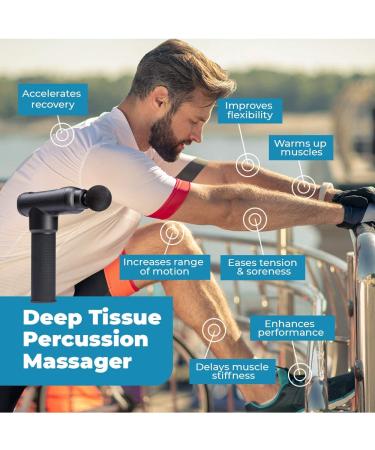 HoMedics Therapist Select Pro Percussion Massager - Handheld Deep Tissue Body Massager for Sports and Athletes - Rechargeable Massage Gun for Back, Shoulder, and Neck Pain - Buy Online on GoSupps.com