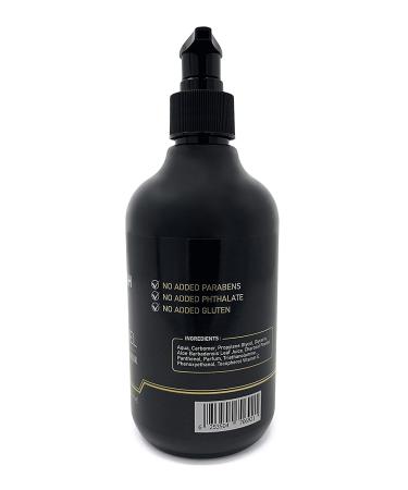 OMWAH Men Charcoal Shaving Gel - Activated Charcoal & Aloe Vera - 16.9 oz - Professional Barber Use - Buy Online on GoSupps.com