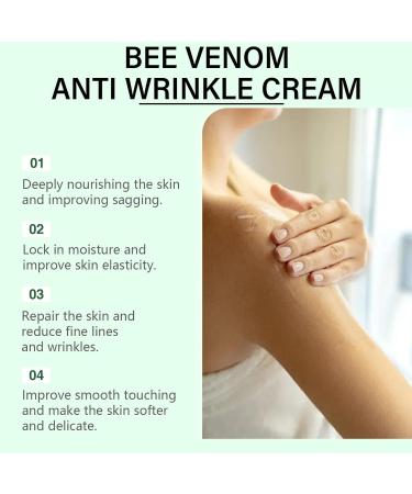 homomdy Bee venom wrinkle removal cream antiaging moisturizer for face and neck skin firming body cream soothing and moisturizing lifting and repairing for all skin types 2pcs - Buy Online on GoSupps.com