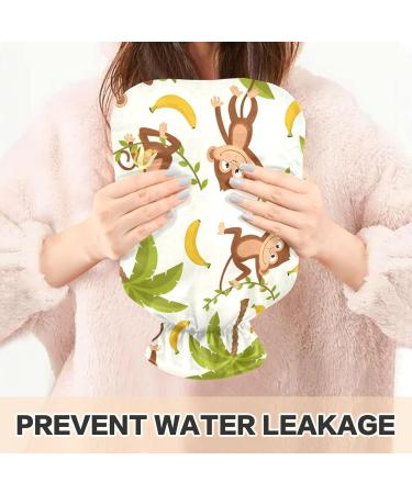 Naanle Monkey Palm Heat Bottle 2L - Transparent Hot Water Bottle for Bed Hand & Feet Warmer Pain Relief & Cold Therapy - Buy Online on GoSupps.com