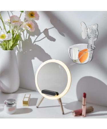 Niktule Beauty Sponge Holder - Makeup Sponge Storage Containers Sponge Powder Puff Drying Container Rack Cosmetic Face Blender Holder for Bathroom Shower Room Transparent Gray - Buy Online on GoSupps.com