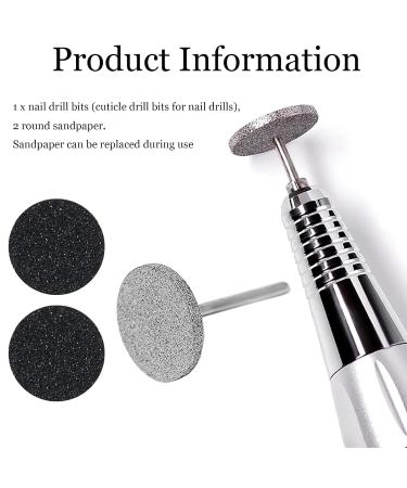 Sanding Disc Nail Drill Bits - Universal Fit for Electric Nail Drills | Manicure & Cuticle Care | 1pcs - Buy Online on GoSupps.com